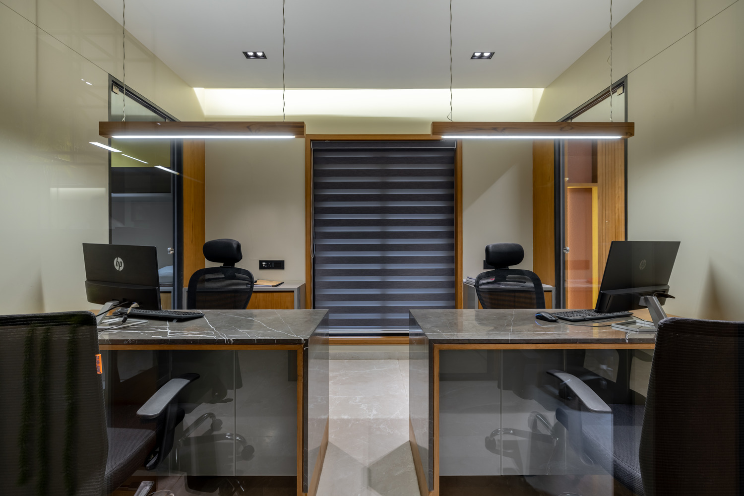 Collaborative Area in Senior Engineers' Chamber at Cube Design Studio